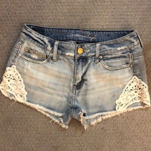 American Eagle Jean Stretch Shorts
